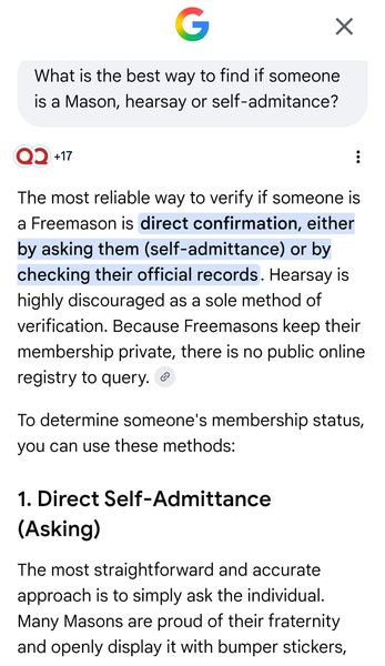 hearsay evidence or self admittance