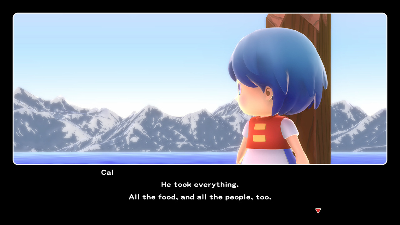 Cal's backstory cutscene