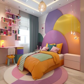 Colorful kids room carpets and rugs by Bhadohi Carpets House - safe, soft, playful designs for children's bedrooms