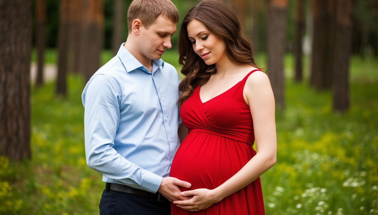Молодая пара в ожидании чуда