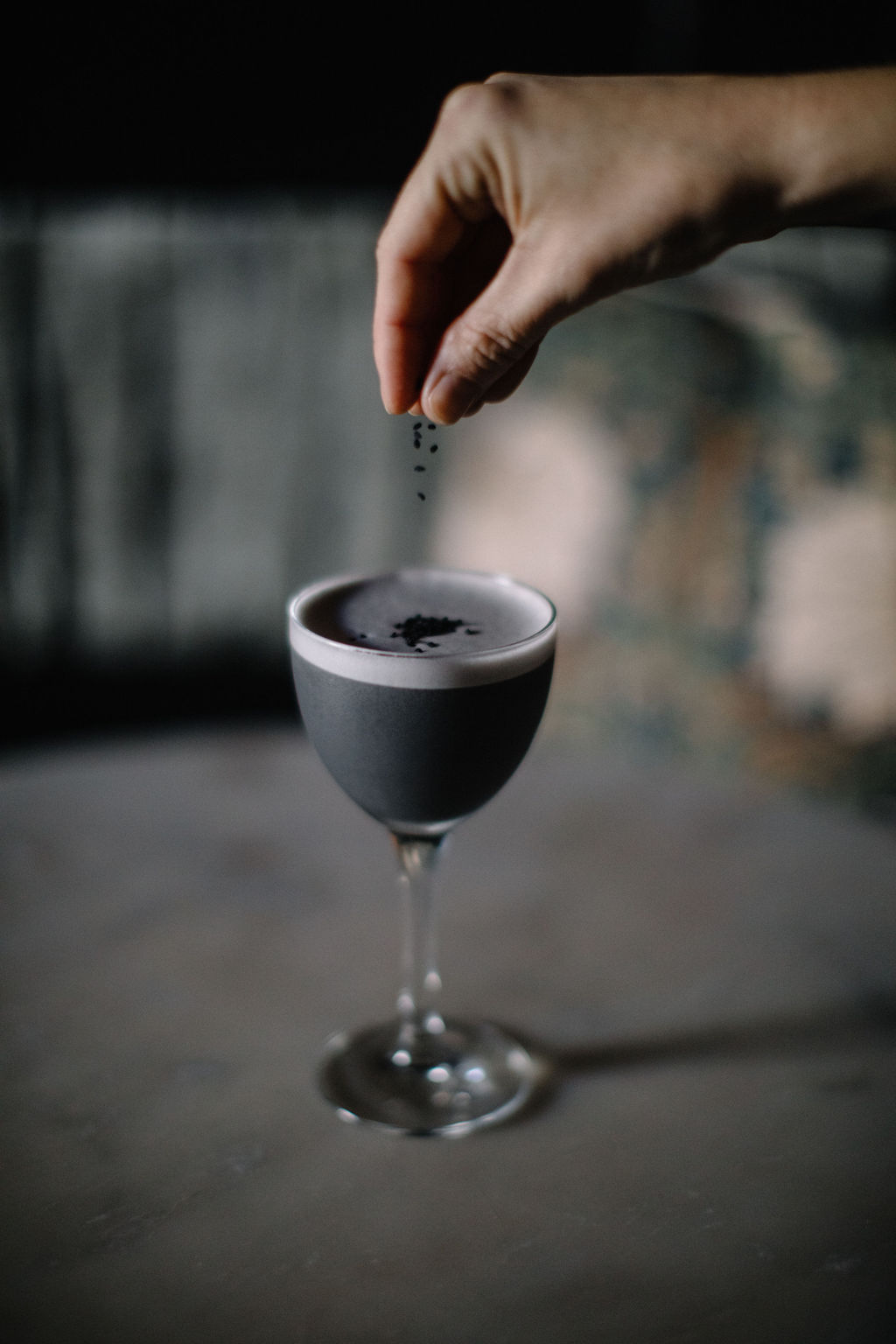 Cousin Carol's Unsolicited Advice – sesame-miso gin cocktail at The Nash Bar, menu innovation | Food & Beverage Magazine