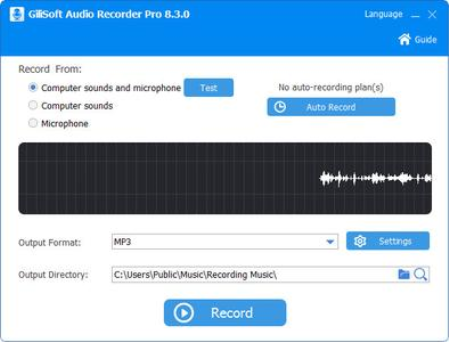 GiliSoft Audio Recorder Pro 10.1.0 Multilingual