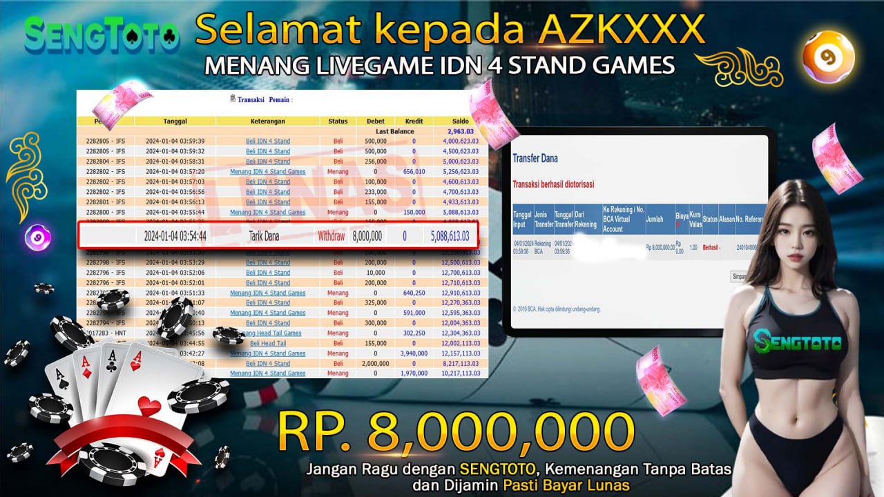 BUKTI PEMBAYARAN IDN 4 STAND GAMES