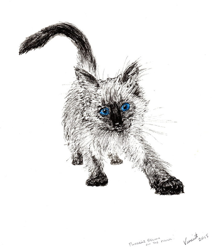 Vincent-Alexander-Booth-On-the-prowl-2015-ink-on-paper-Meister-Drucke-391087