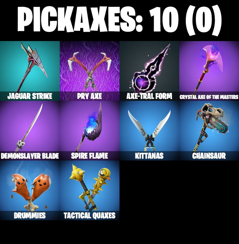 pickaxes comp