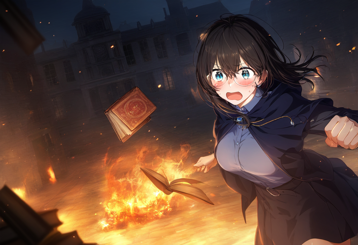 1girl, sagisawa fumika, artistcg, depth of field, shiny skin, blush,running, Ext s-2304855658