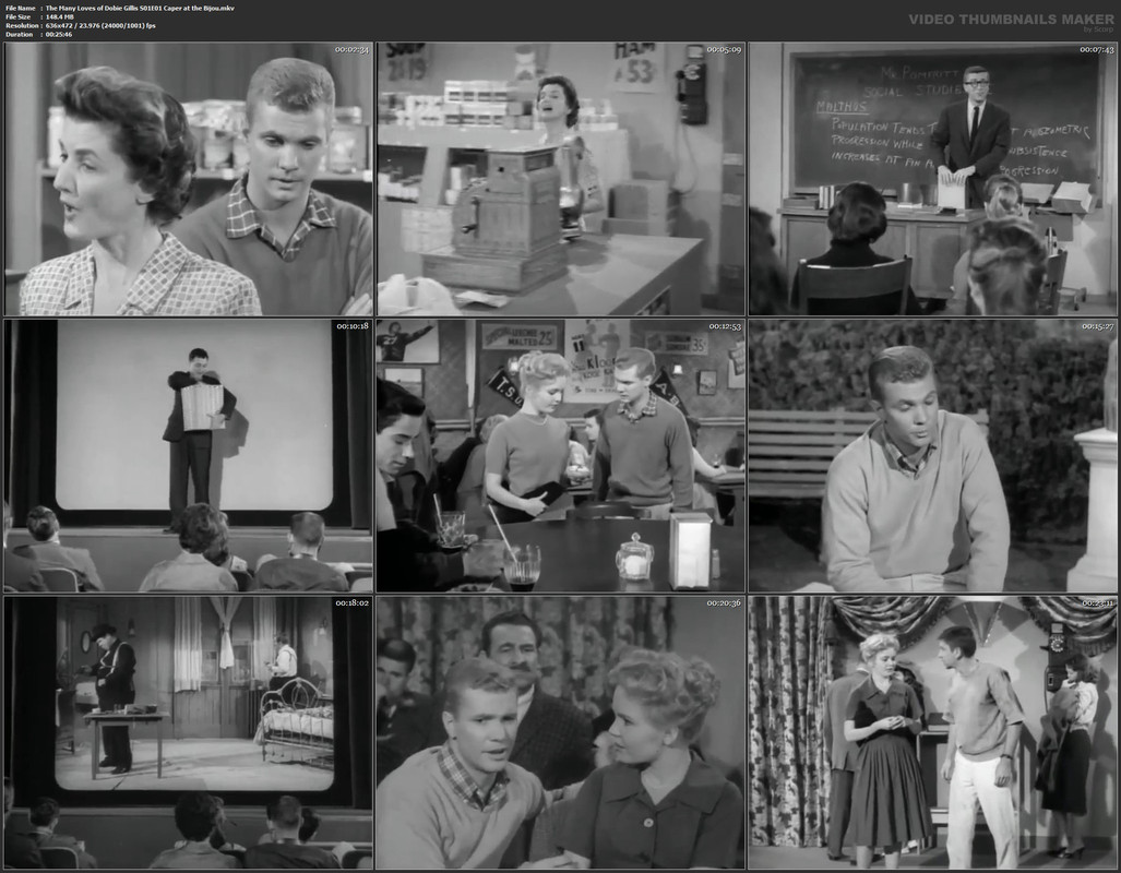 The Many Loves of Dobie Gillis S01E01 Caper at the Bijou.mkv
