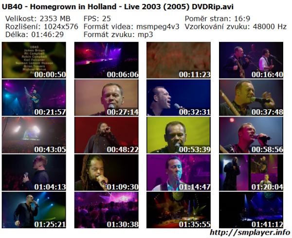 UB40 - Homegrown in Holland - Live 2003 (2005)