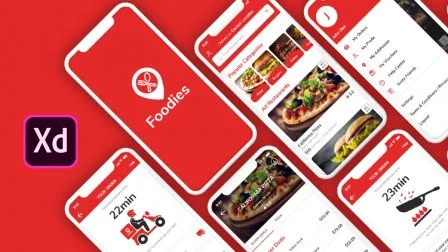 Skillshare - Create Food Delivery App In Adobe XD 2020 Part 2