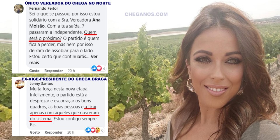 Único vereador do Chega no Norte está solidário com a última vereadora do Chega no Alentejo a passar a Independente