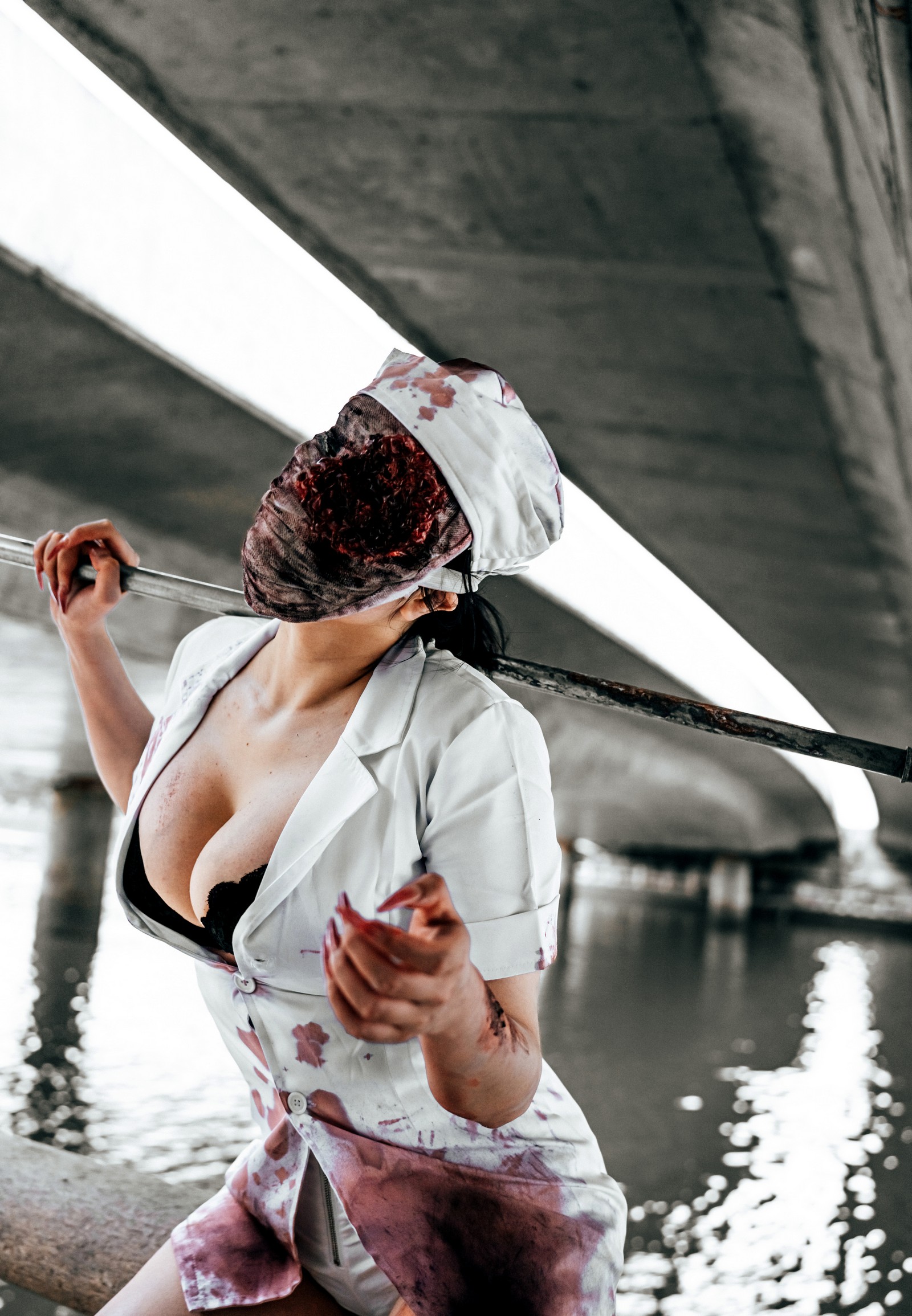 兔胖胖min – 寂静岭 丧尸护士 Cosplay 高清写真集（41P-249MB）恐怖题材插图2