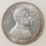 5 marcos Alemania (Prusia) Guillermo II 1913 PAS5209