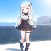 1girl, ks (xephyrks), NDGD, ohlia, {kobayashi ritz}, reoen, {{{outdoors, photo b s-2831931450