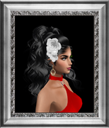 Xyan-Hair-Flower-White-Framed