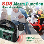 10000mAh Emergency Radio SOS Alarm and Compass