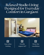 Relaxed Studio Living Designed for Everyday Comfort in Gurgaon