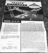 Fokker Eindekker Instructions 1