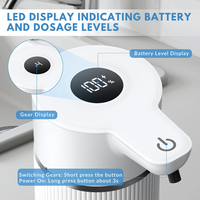 Display LED si incarcare USB-C