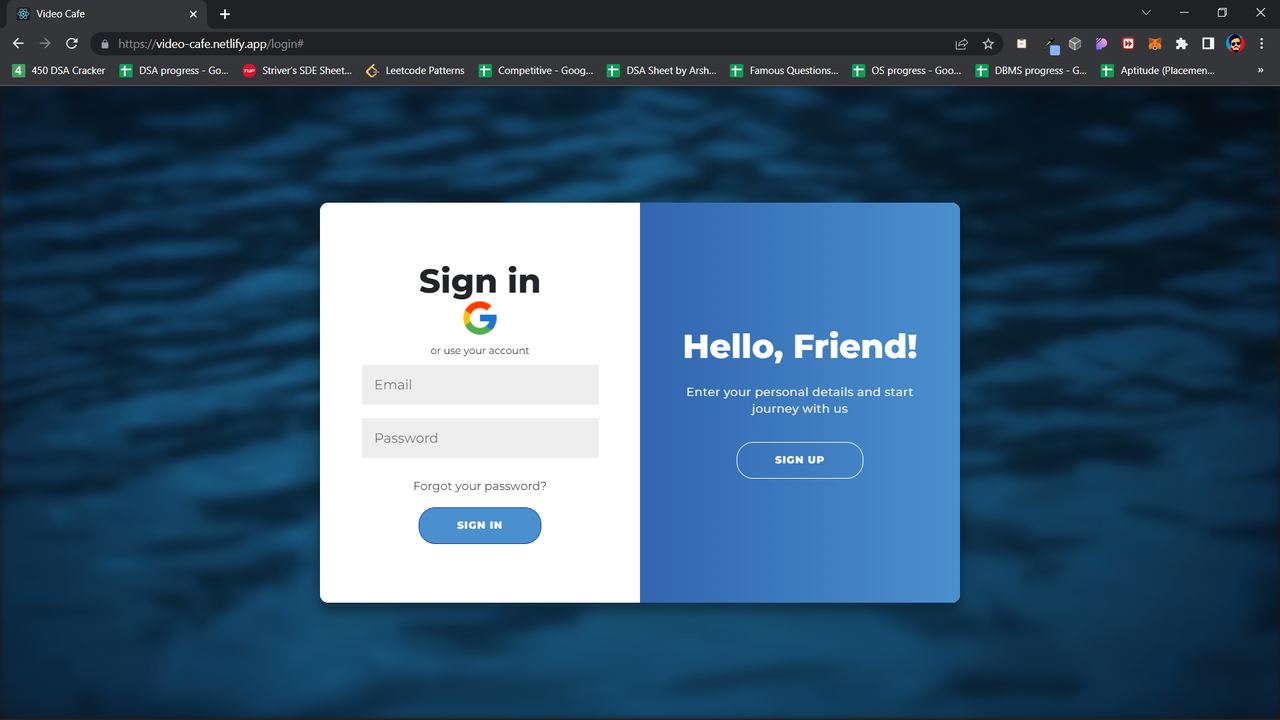 Login-Signup Page