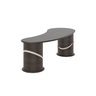 Θερμολαμινική Επιφάνεια: Dark Walnut / Σκελετός: Cashmere -Συνδυασμός G