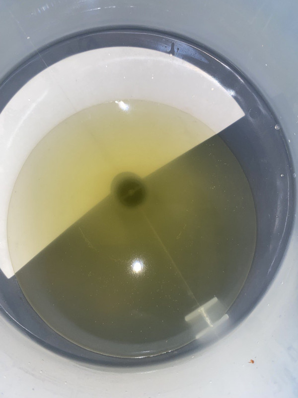 Coolant in funnel #3