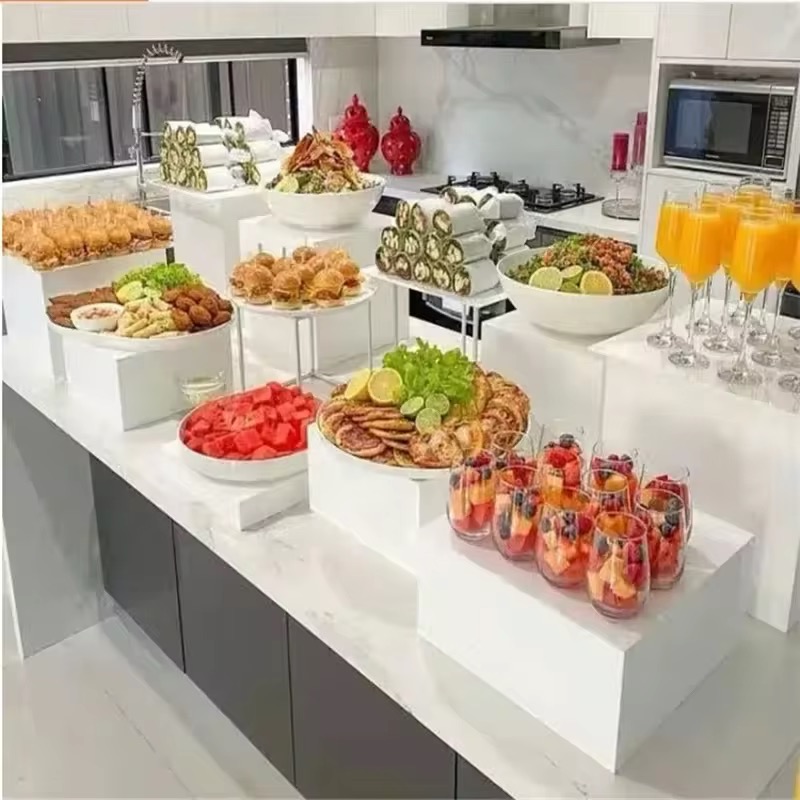 7pcs Clear Dessert Set