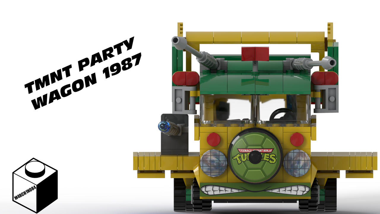 LEGO MOC TMNT 1987 Party Van by M4rchino84 | Rebrickable - Build with LEGO