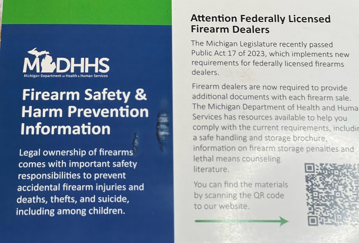 MI DHHS now sending gun control propaganda to FFLs - AR15.COM