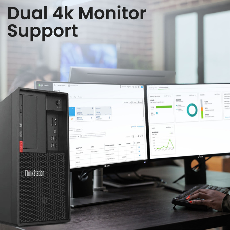 Lenovo MT Desktop PC Intel i5-8500 32GB Ram 1TB NVMe SSD Built-in