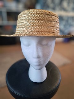 Brown Straw Boater