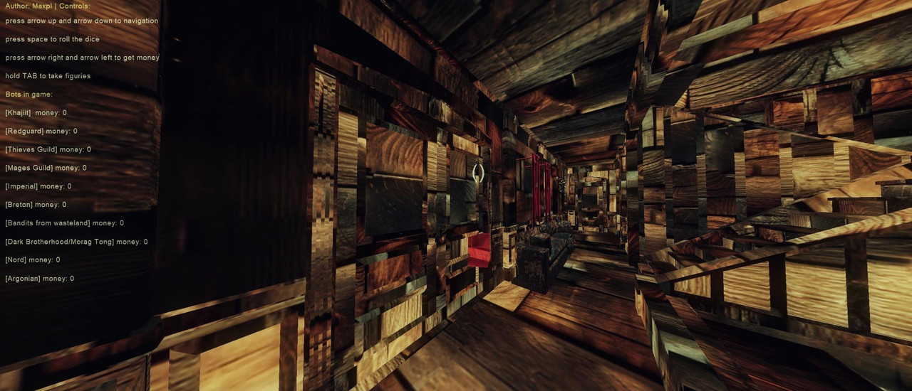 PARABATOR (HALLWAY MADE OF WOOD) IMAGE TWO