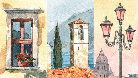 Watercolor Painting | By Award Winning Artist | Italy Motifs