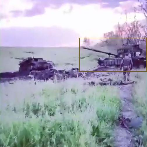 1030 T-72B dam aband 18 05 23