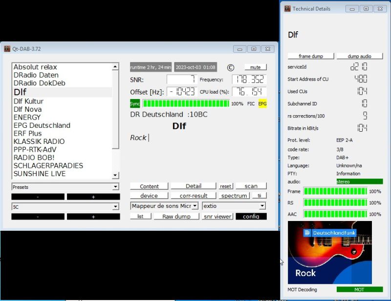 Réception DAB+ du 2.10.23 DR-Deutschland-Dlf-Rock-MOT-5-C