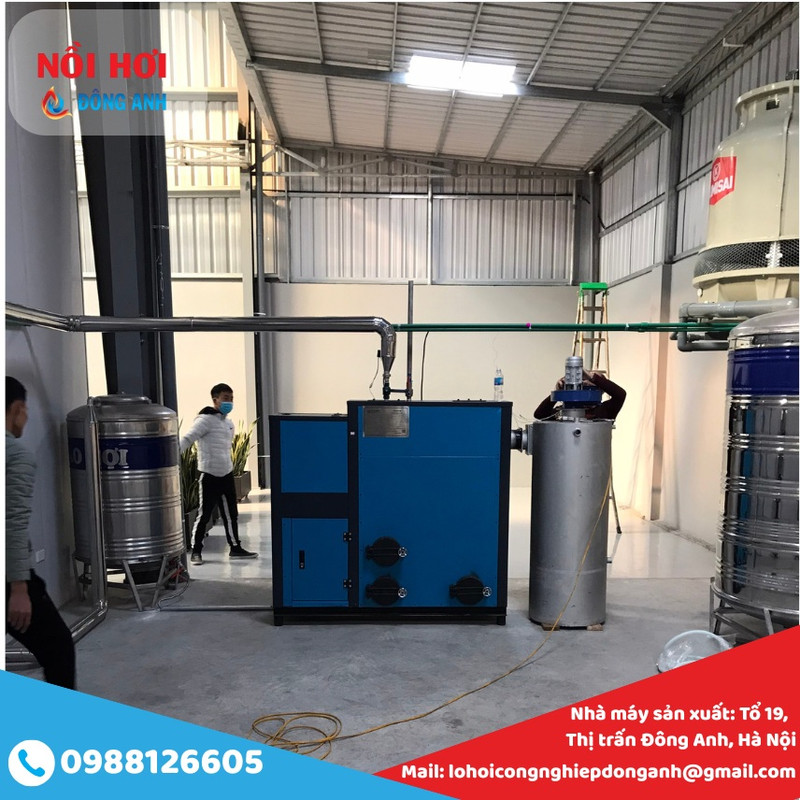 nồi hơi đốt viên nén
