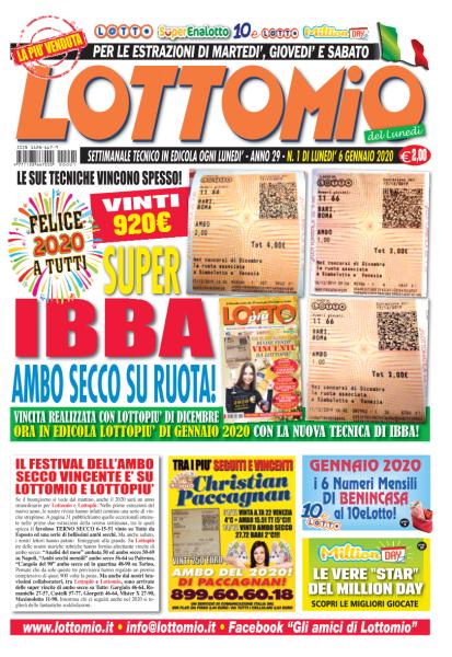 Lottomio del Lunedì N.1 - 6 Gennaio 2020