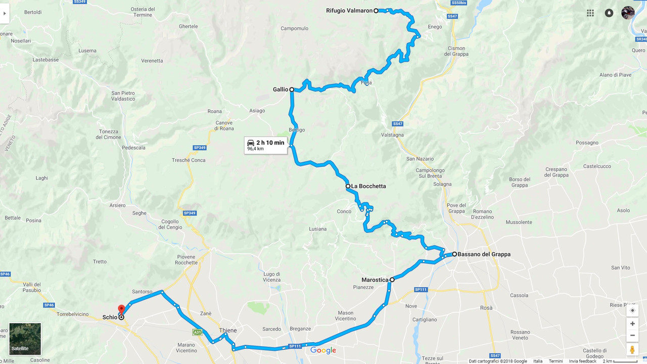 Itinerario Ritorno