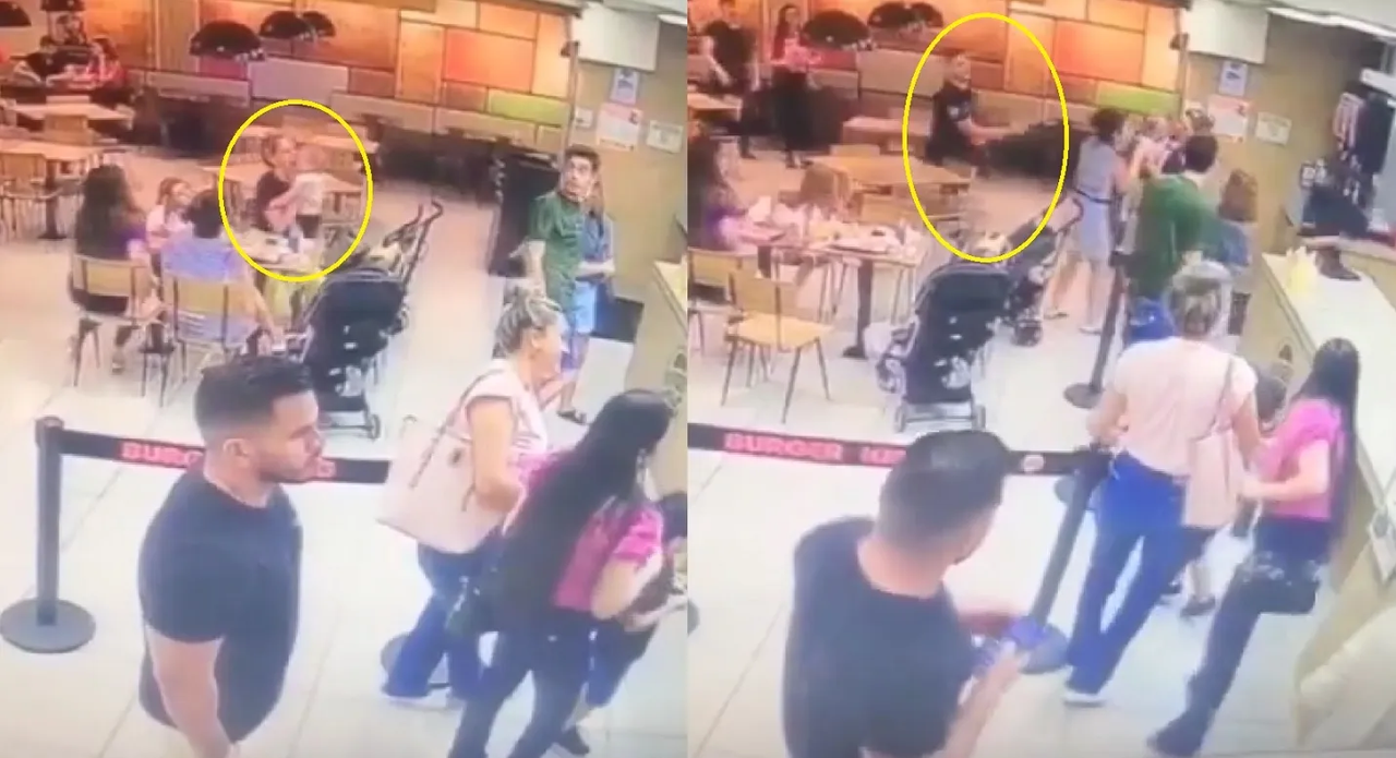 Hombre se convierte en héroe al salvar a bebé que se ahogaba con comida: video