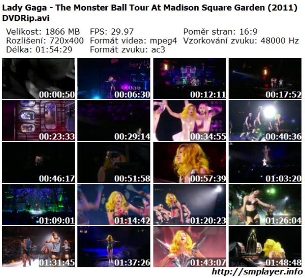 Lady Gaga - The Monster Ball Tour At Madison Square Garden