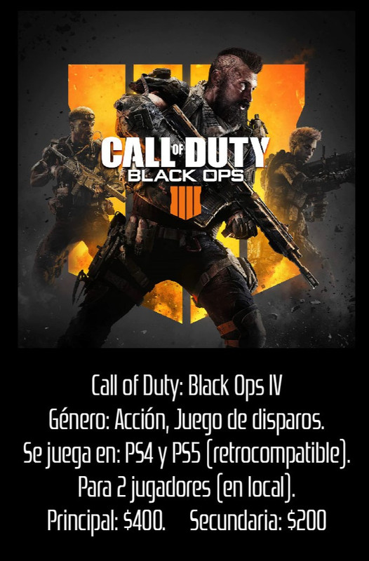 Call Of Duty Black Ops 4