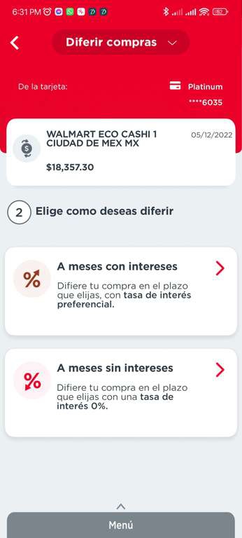 Banorte: Difiere compras nacionales y extranjeras a 6 msi con tarjeta platinum 
