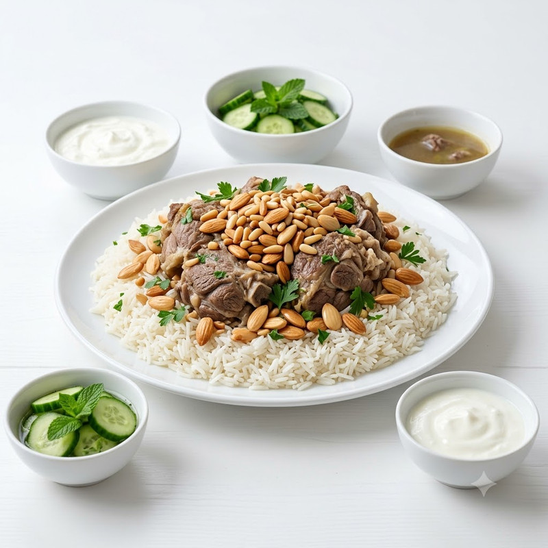 Mansaf Libanes De Cordero