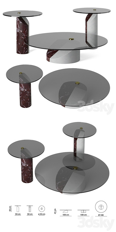 ZIGGY table set. Baxter.