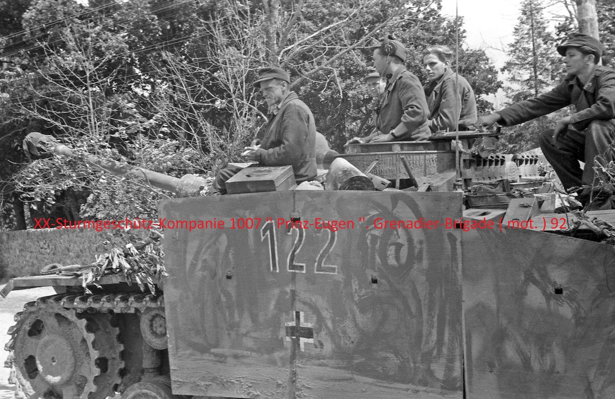 XX-Sturmgeschütz-Kompanie 1007  Prinz Eugen . Bo