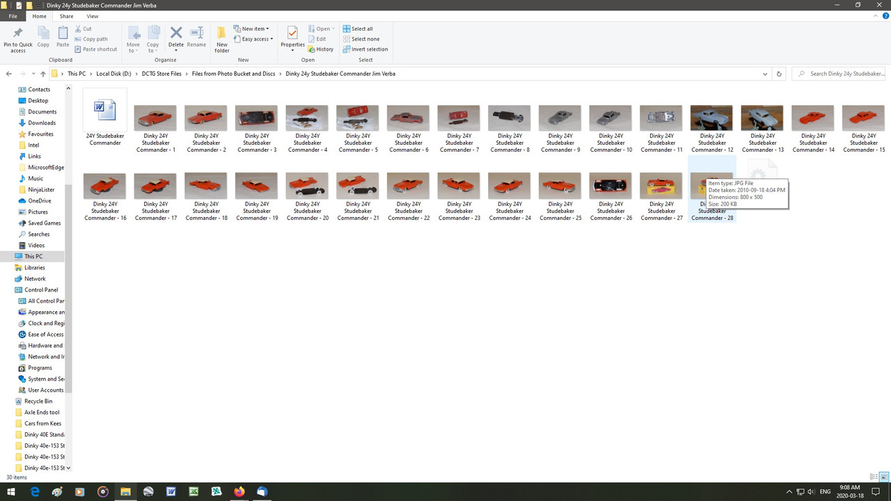 Restoration folders single