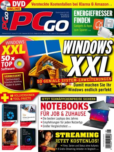 Cover: Pcgo Magazin No 01 Januar 2023