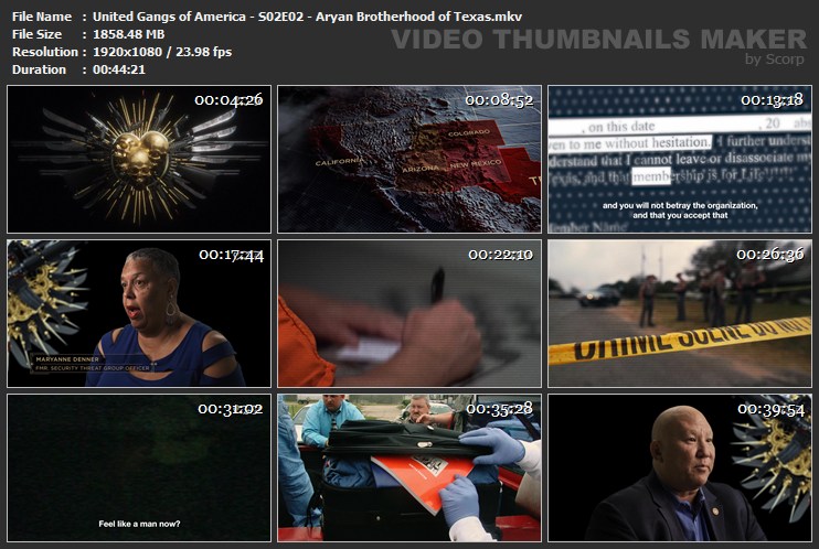 United Gangs of America S02E02 Aryan Brotherhood of Texas mkv