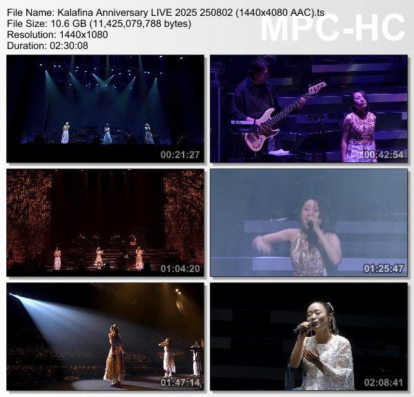 [TV-Variety] Kalafina Anniversary LIVE 2025 (日テレプラス 2025.08.02 )