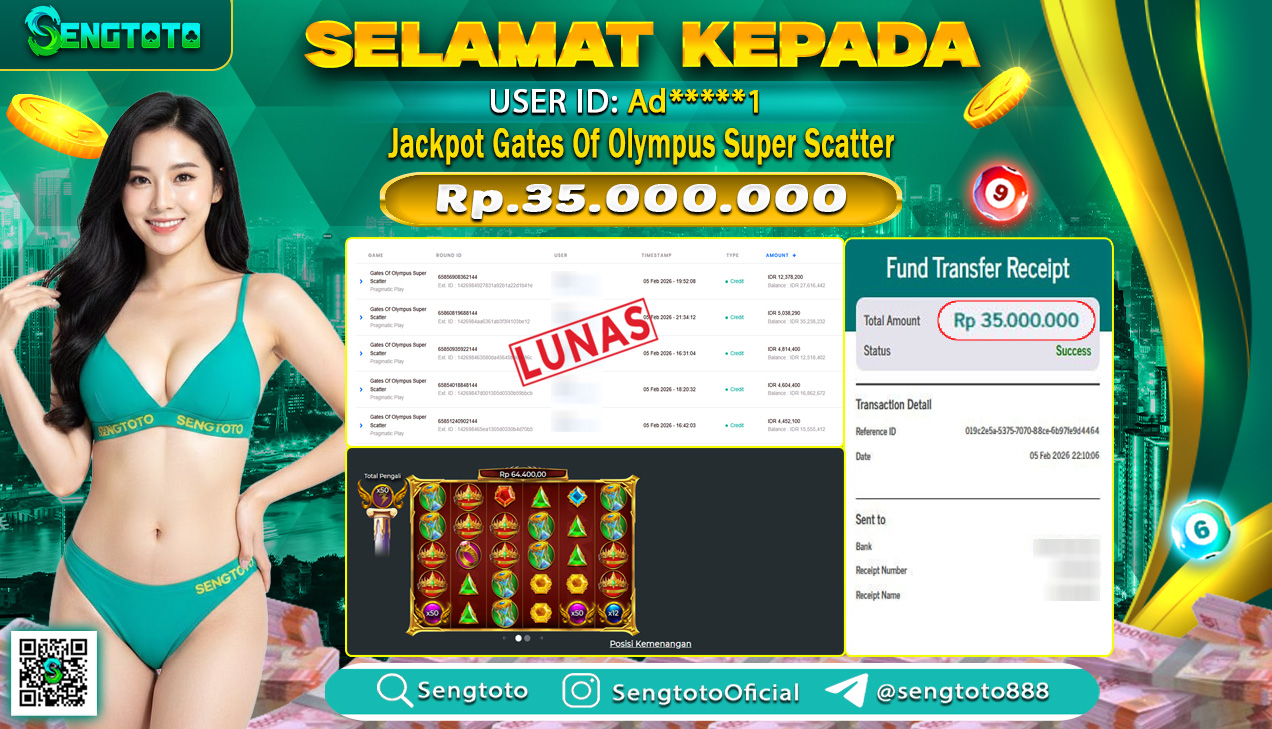 BUKTI PEMBAYARAN SLOT GATES OF OLYMPUS SUPER SCATTER