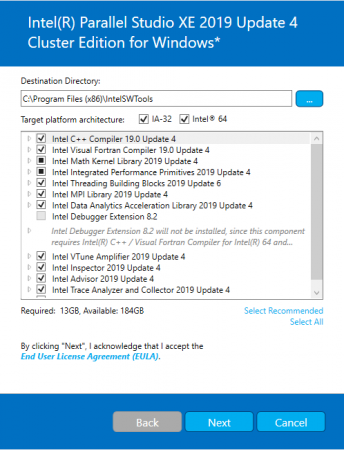 Intel Parallel Studio XE Cluster Edition Update 4 2019 x64